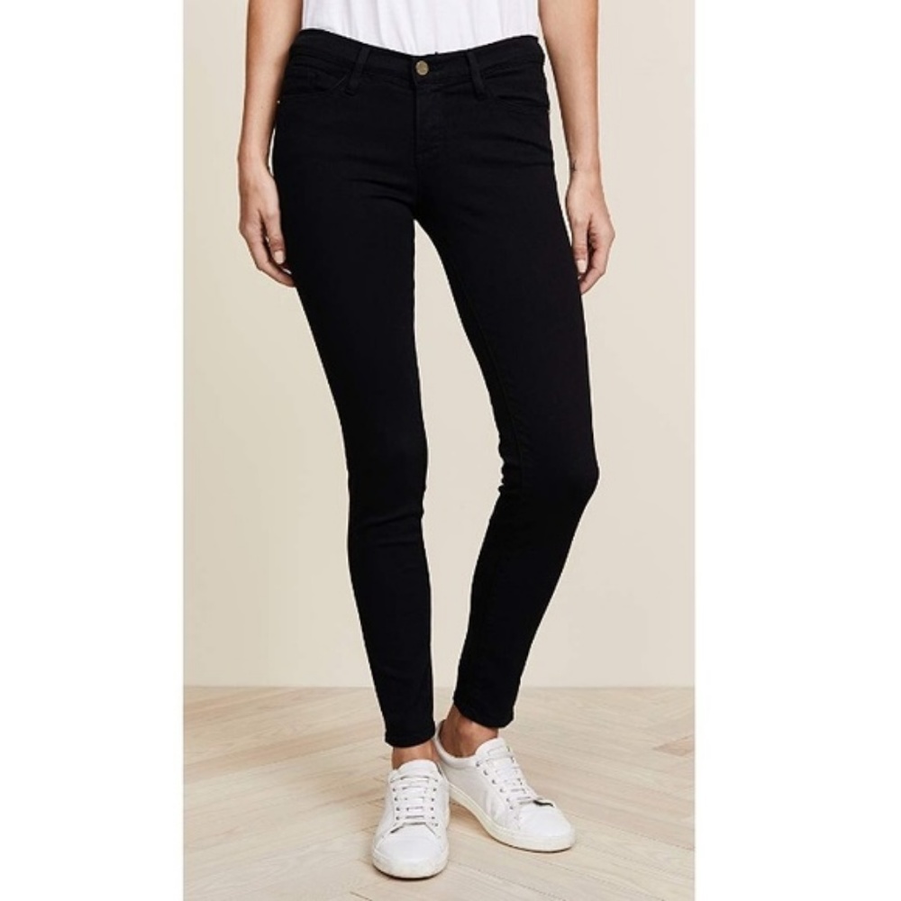 Frame Denim Le Skinny De Jeanne - Film Noir